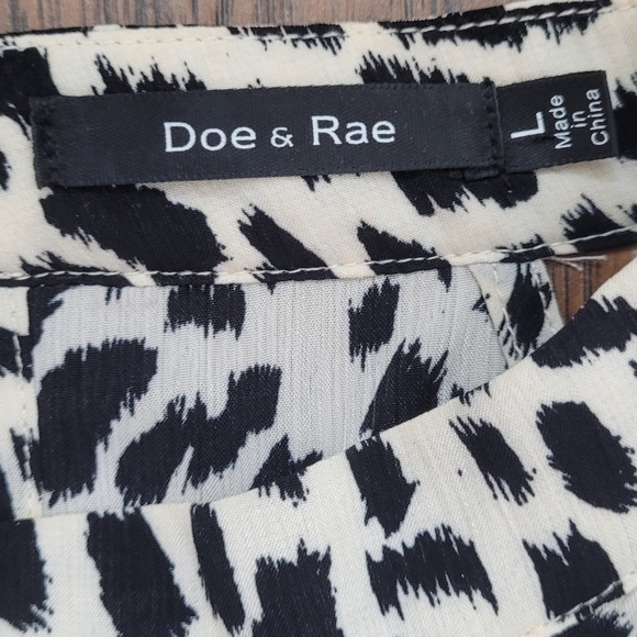 Doe & Rae Halter Blouse | High Neck Button Keyhole Back Large - Picture 2 of 4